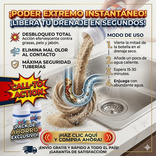 Polvo Destapa Tuberias