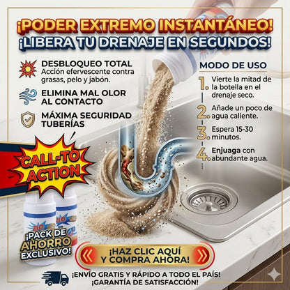 Polvo Destapa Tuberias